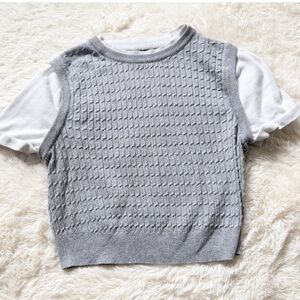 Christian Lacroix Gray Short Sleeve Top